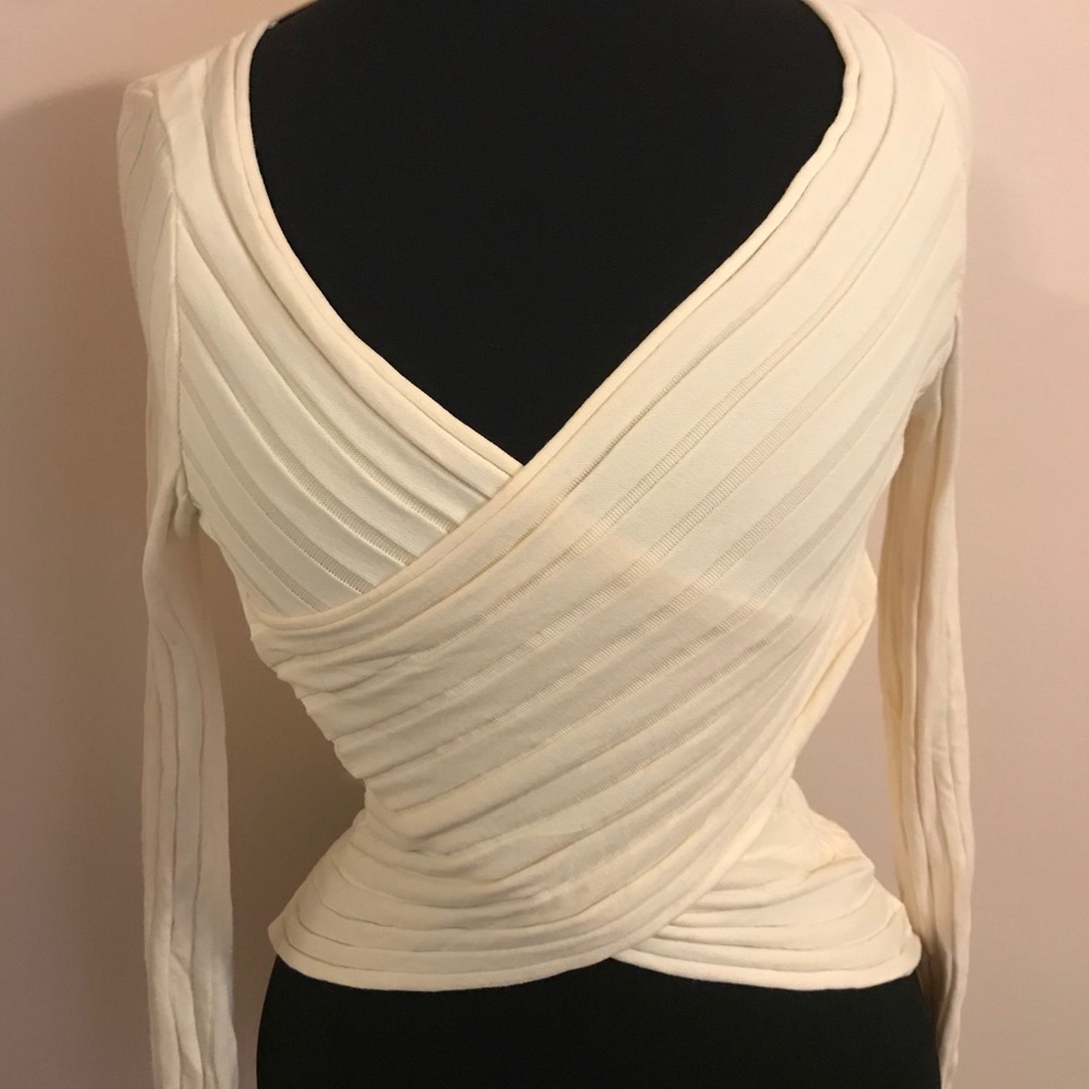 Urban outfitters ribbed long sleeve top.